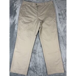 Faconnable Pants Mens 38R Flat Front Stretch Chino Cotton Blend Casual 38